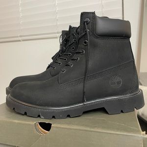 Black timberlands mens size 7